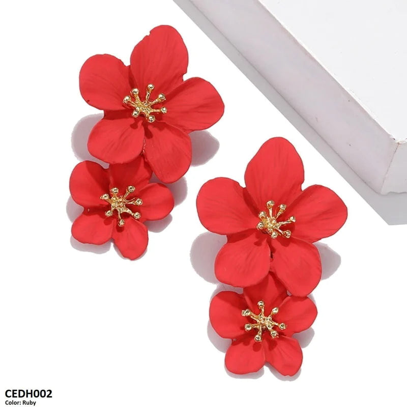 Flower Drop Earrings