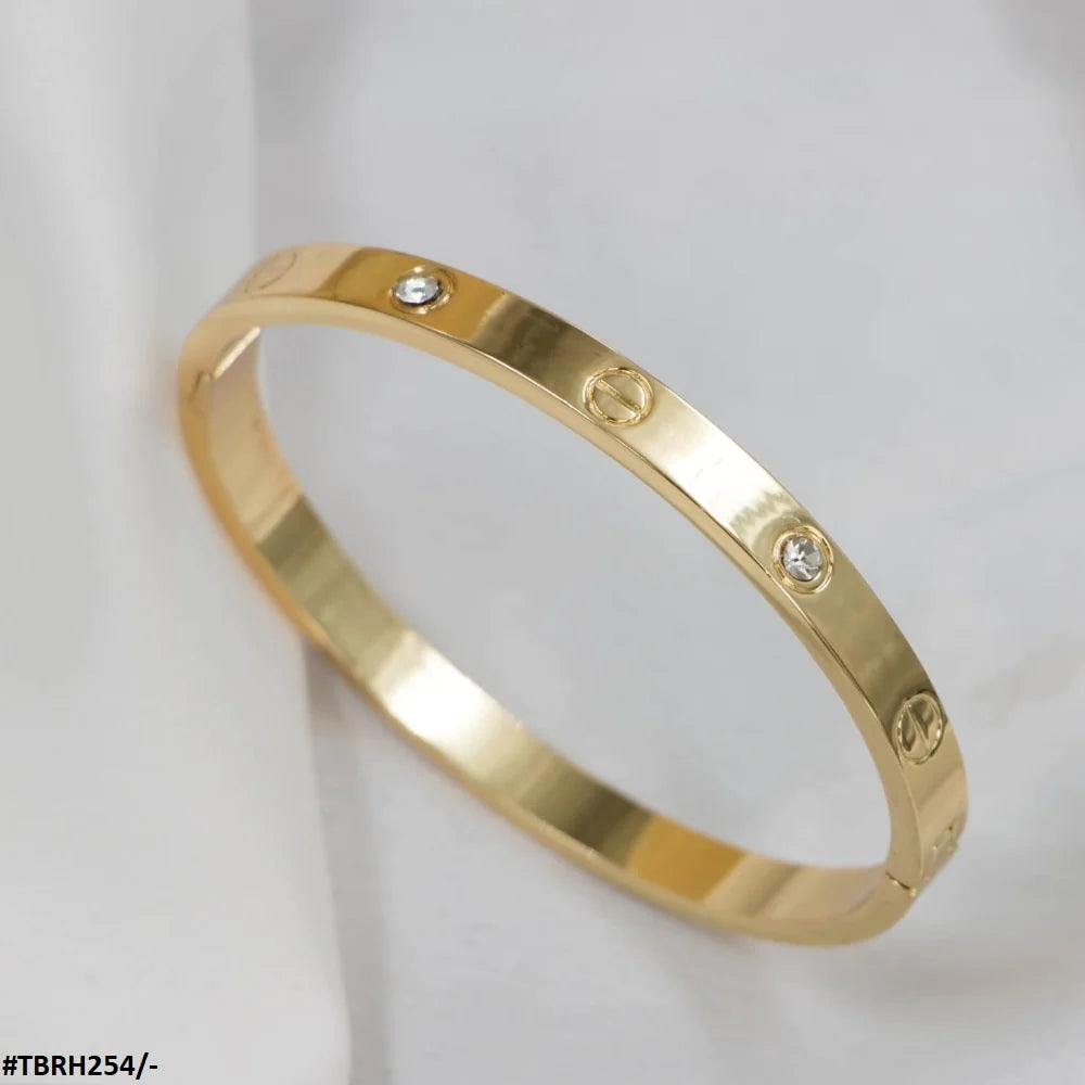 Gold Plated Openable Hand Bracelet